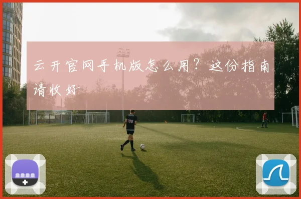 云开官网手机版怎么用？这份指南请收好